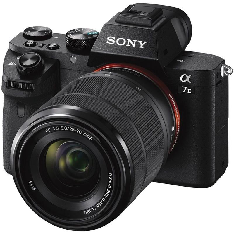 美品【SC:1,592】 SONY α7 II ILCE-7M2 28-70mm Sony a7 ii (ilce-7m2) kit 28-70mm - 24.3 mp - Câmera Semi e